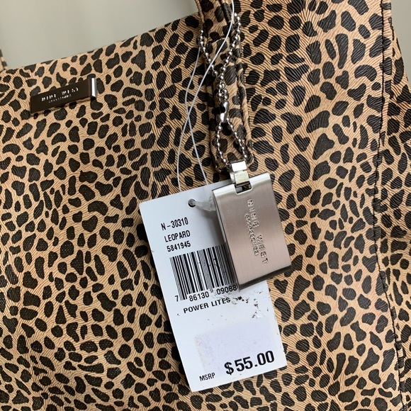 NWT Nine West Leopard Shoulder Bag Printed - Picture 2 of 5